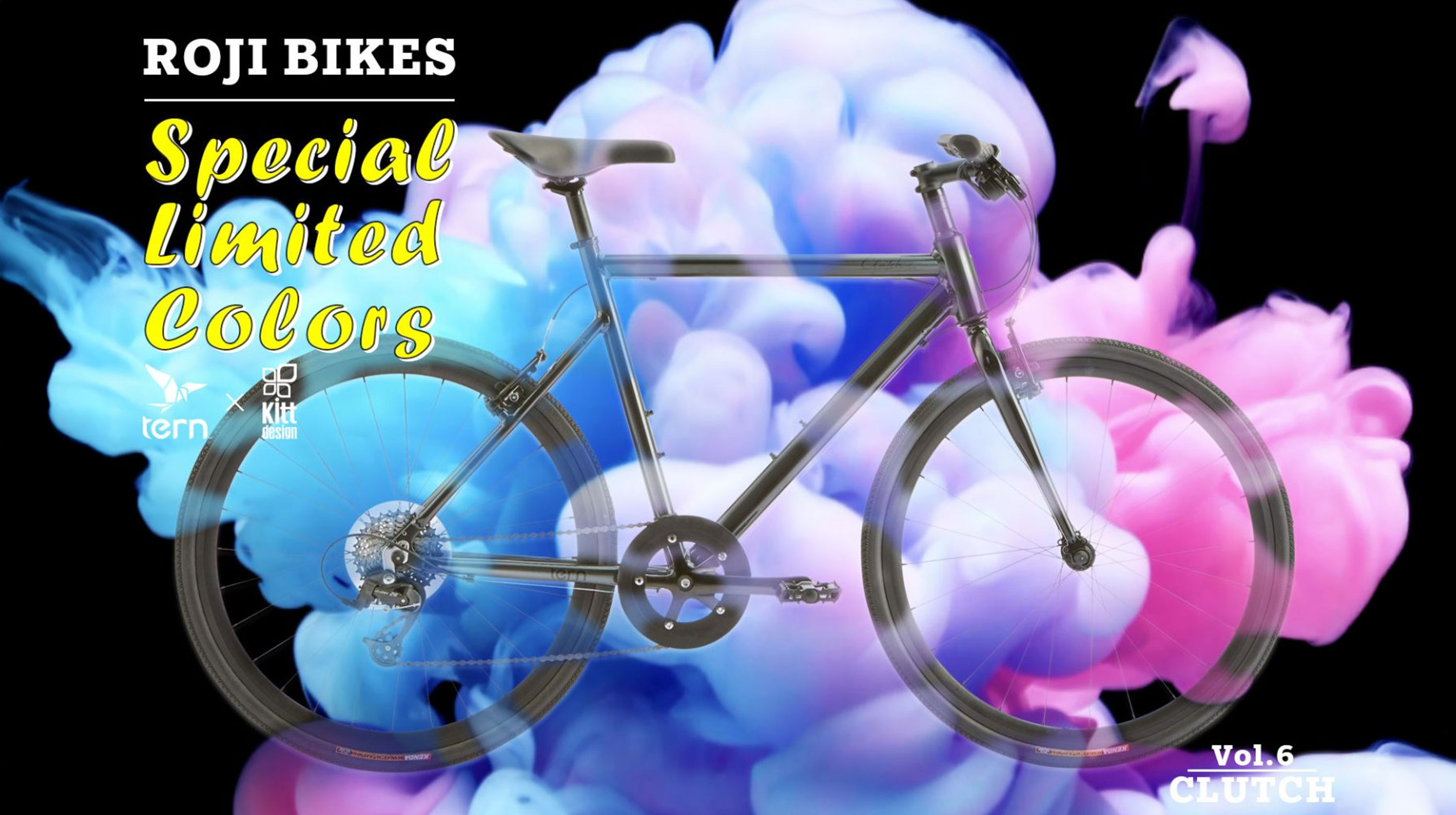 【Limited Color】~Roji Bikes 限定カラーシリーズ第六弾~ 多彩なファッショニスタ「CLUTCH」より登場！