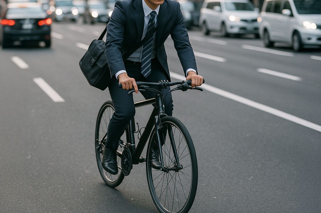 自転車通勤イメージ