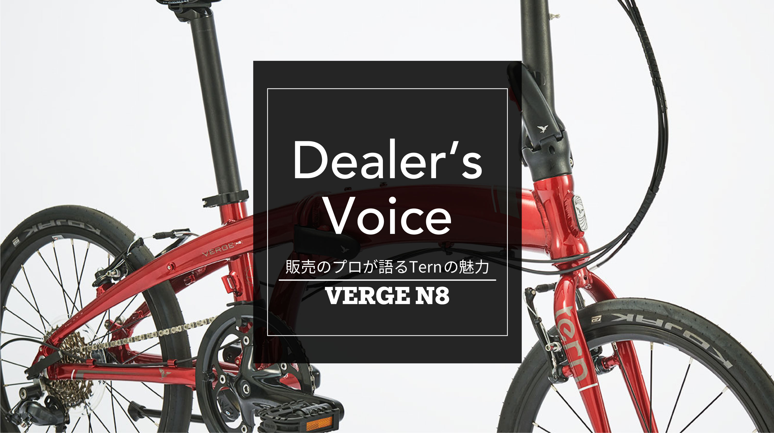 pick up】Dealer's Voice ~販売のプロが語るTernの魅力~ VERGE N8編